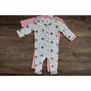🆕Carters 2 pack baby girl body suits